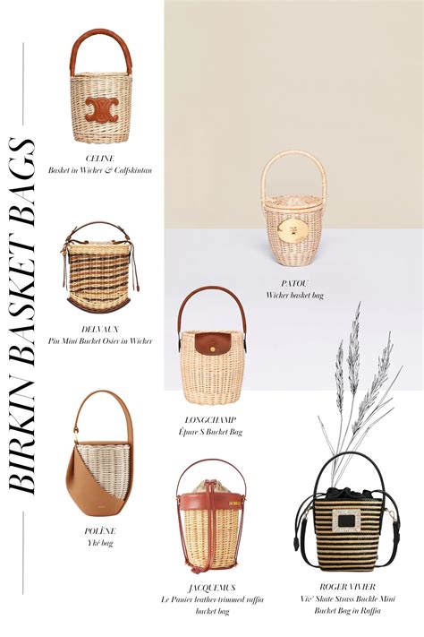 celine wicker basket bag|jane birkin wicker basket.